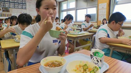 学校給食の現場から見る物価高の影響 「子どもたちが楽しみにしている」 射水市は2年連続値上げも保護者負担なし