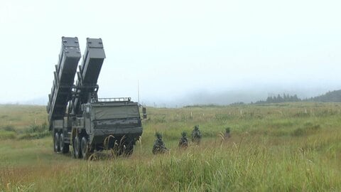 「反撃能力」担う長射程ミサイル「25式地対艦誘導弾」防衛省が報道公開　日米共同演習で展開