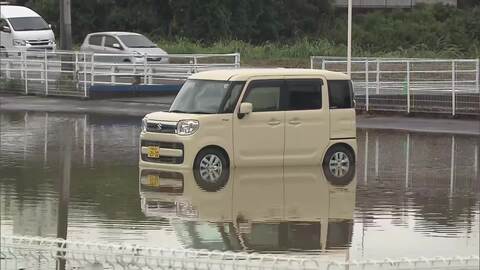 千葉・大網白里で再び大雨、復旧作業　きのう「レベル4土砂災害危険警報」　8月千葉豪雨と同じ場所が浸水　交通影響続く