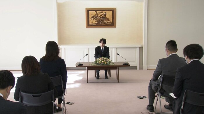 誕生日を前に記者会見に臨まれる秋篠宮さま(11月25日)