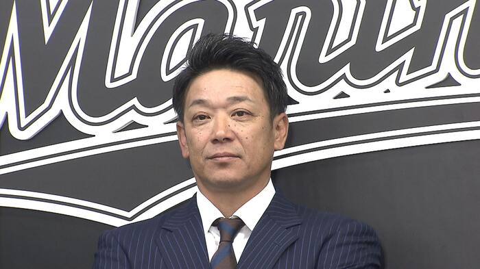 サブロー監督就任会見写真