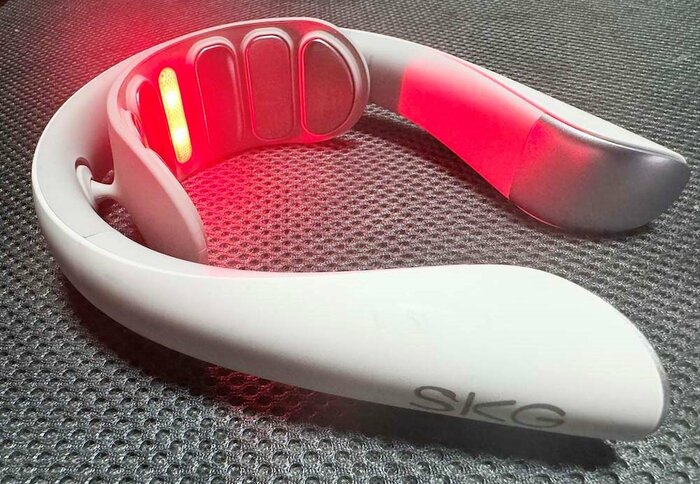 電動マッサージ器「SKG K5 Pro」(筆者提供)