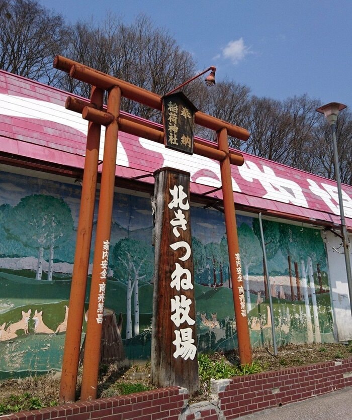 「ルナ」ちゃんが預けられている「北キツネ牧場」