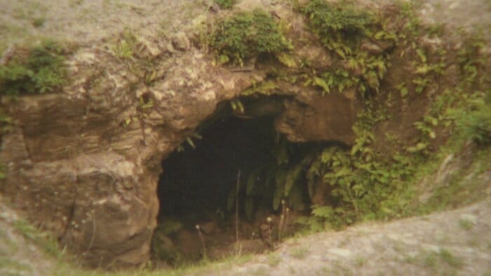 父親が所属していた第三○九大隊の地下壕(2024年3月)