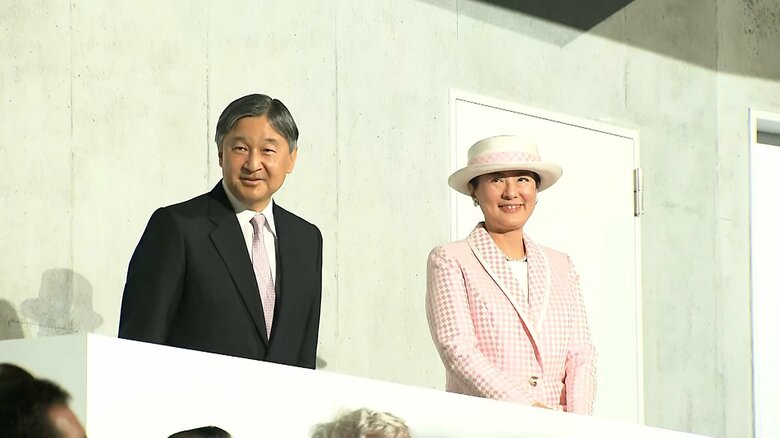 天皇皇后両陛下が万博の開会式へ　陛下が開会宣言　名誉総裁の秋篠宮さまが開会アクション｜FNNプライムオンライン
