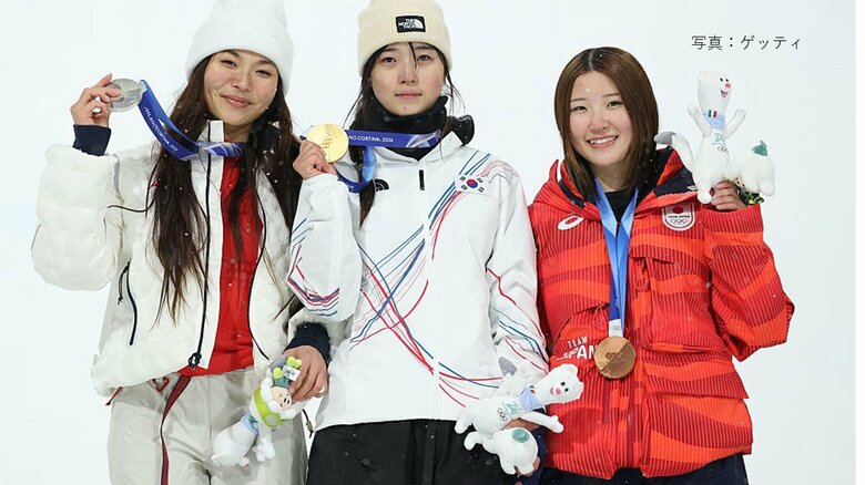 スノーボード女子ハーフパイプ決勝　北京大会9位の小野光希が銅メダル　【ミラノ・コルティナ五輪】｜FNNプライムオンライン