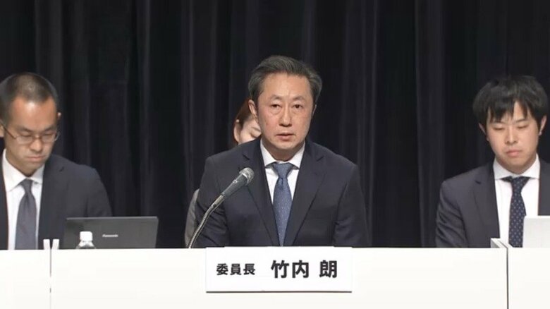 「日枝氏に説明責任はあるといえばある」フジテレビ第三者委員会報告書公表会見　竹内朗委員長｜FNNプライムオンライン