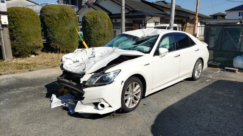 時速130キロ以上で運転か　交差点で原付バイクと出合い頭の事故　車を運転の男を逮捕「渋滞するので早く行きたいと…」福岡・筑後市｜FNNプライムオンライン