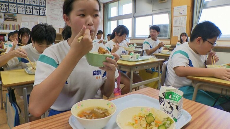 学校給食の現場から見る物価高の影響 「子どもたちが楽しみにしている」 射水市は2年連続値上げも保護者負担なし｜FNNプライムオンライン