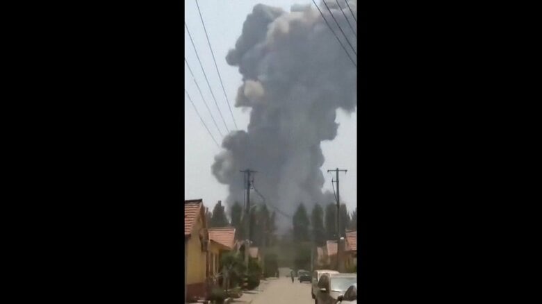 中国山東省の化学工場で大規模な爆発　少なくとも5人が死亡　6人が行方不明　19人がケガ｜FNNプライムオンライン