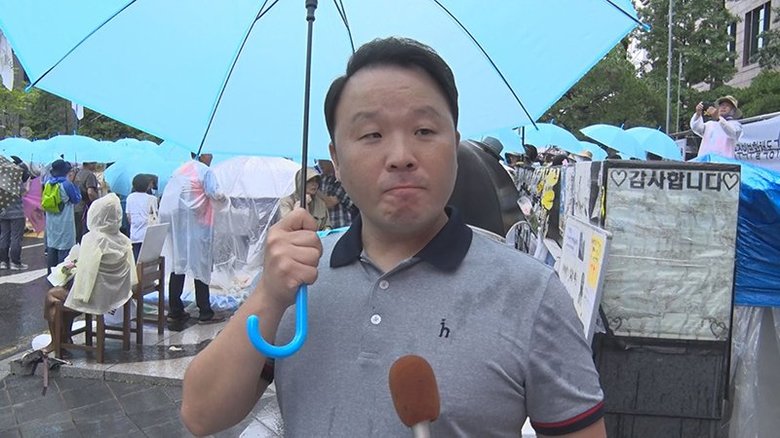 日本製品の不買運動に参加しているという男性