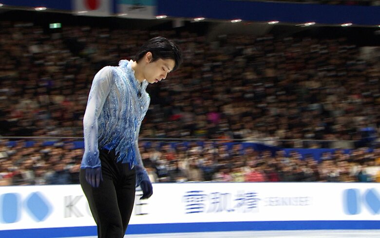 2018-19年から2シーズン『Otonal～秋によせて～』を滑った羽生結弦さん（2019年）