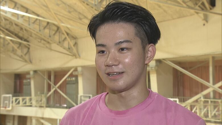 桜丘高校バスケットボール部の主将・平寿哉さん