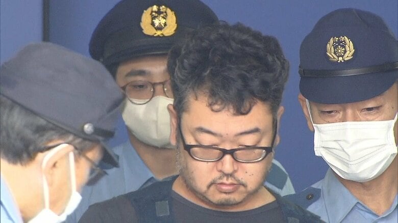 4日午前送検された長島朋生容疑者（43）