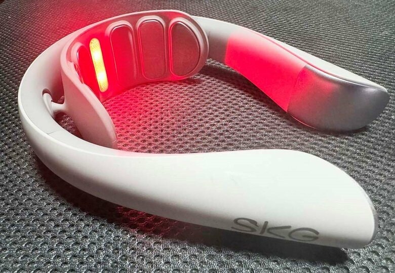 電動マッサージ器「SKG K5 Pro」（筆者提供）