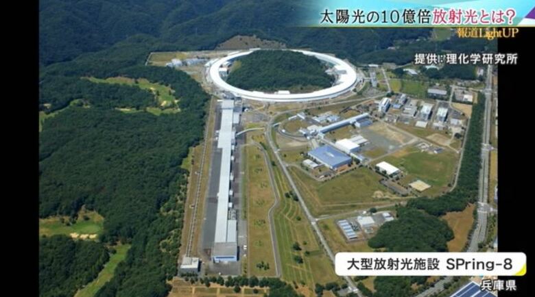 2022年現在で最新の放射光施設「SPring-8」（写真提供：理化学研究所）