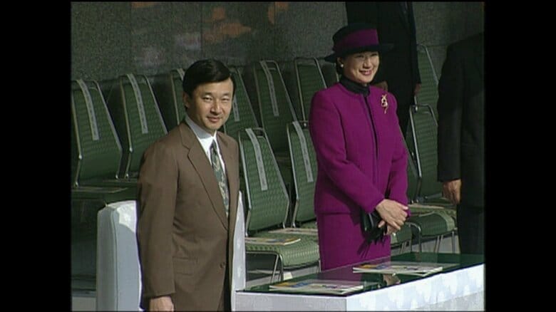 開会式に出席された皇太子ご夫妻