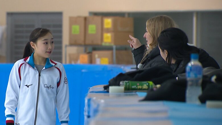 ローリーさんのレッスンを受ける松生