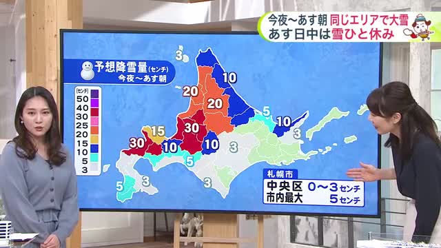 北海道【菅井さんの天気予報 12/13(金)】岩見沢でドカ雪…積雪は80センチを超えて札幌の6倍以上に！今夜からあす朝も大雪が続く