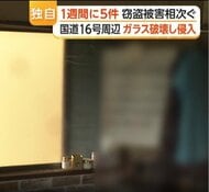 【独自】国道16号周辺で窃盗被害相次ぐ　現場に“5本指ソックスの足跡”　なぜ幹線道路周辺で？専門家「入りやすい、逃げやすい」さいたま市