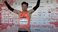 陸上・男子400m山田真樹選手が金メダル第1号「本当に最高に気持ちいい」　日本デフ記録更新　東京デフリンピック