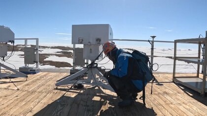 南極上空のオゾン層を観測　オゾンホールは日本の観測隊が発見