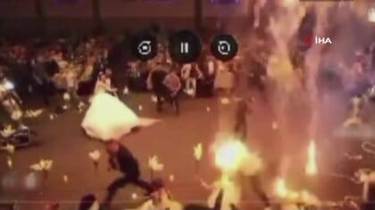 新郎新婦のダンス中に火災発生！　幸せな空間が一変…結婚式場に火の粉降る　100人死亡、220人以上負傷　イラク　