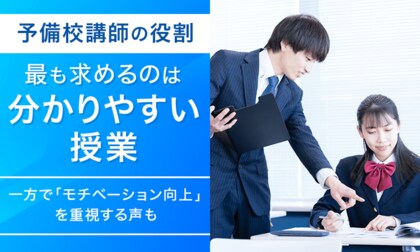 【予備校講師の役割】最も求めるのは「分かりやすい授業」！一方で「モチベーション向上」を重視する声も
