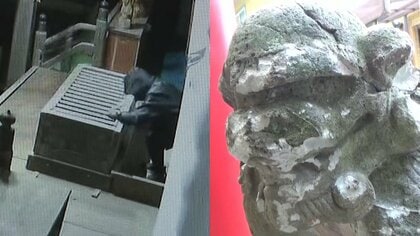 住職怒り「本当に罰当たり」栃木の寺で“さい銭泥棒”3度目の侵入か　191年前のこま犬も破壊、神社仏閣狙う迷惑行為に怒り