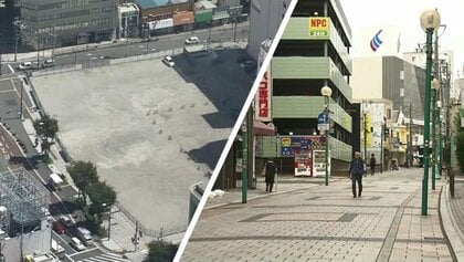 新幹線駅近くの一等地に四半世紀にわたりぽっかり開いた”穴”　再開発担う会社は「今は構想を練る段階」と言うものの中心街は衰退の一途