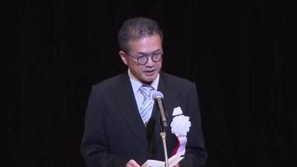 新高岡市誕生20周年記念式典　出町市長「住みたいまち高岡の実現へ舵取りをする」