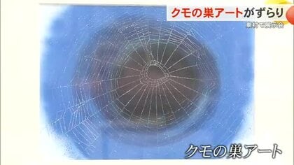 クモの巣アートがずらり！仲程悦子作品展