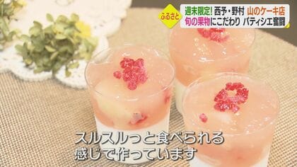 まるで宝石”旬の果物たっぷりスイーツ 土日限定の「山のケーキ店