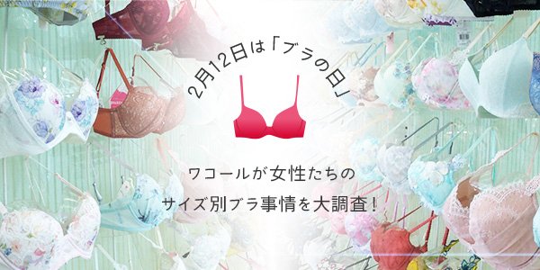 2 12はブラの日 サイズ別ブラ事情を徹底調査aaカップ Gカップ以上の女性 それぞれのお悩みが明らかに