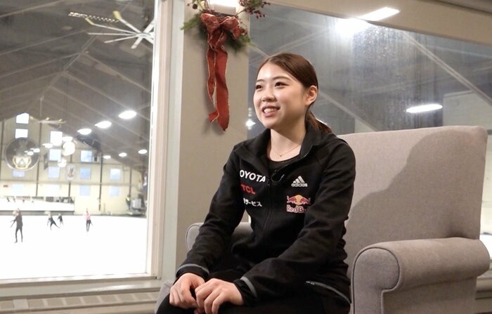 全日本への意気込みを語る紀平