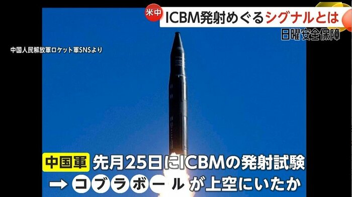 44年ぶりに太平洋に向かってICBMを発射した中国