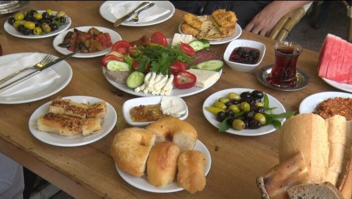 トルコの朝食風景