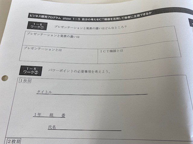 生徒はプログラムを通して自分に向き合う