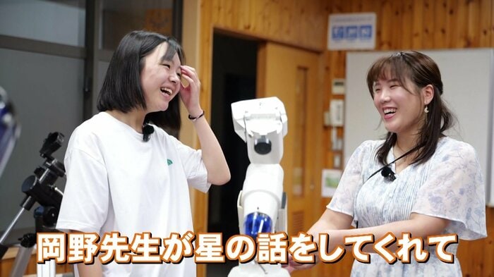 岡野さん（右）と教え子