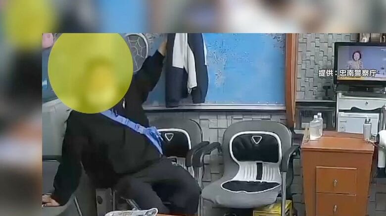 「さっきの人が持っていったんじゃ？」韓国の理髪店で“37回”連続窃盗　カメラが捉えた男の手口｜FNNプライムオンライン