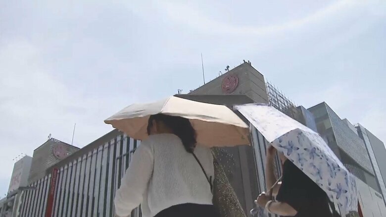 【灼熱の日本列島】都心で37.5℃、三重で39℃　サーモグラフィーは赤を超え“白”に…暑すぎて客が来ない！  経済活動にも影響｜FNNプライムオンライン