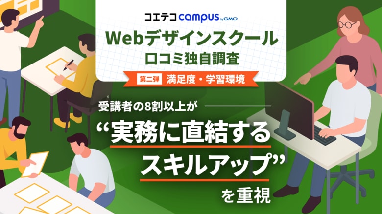 受講者の8割以上が “実務に直結するスキルアップ”を重視【GMOメディア】