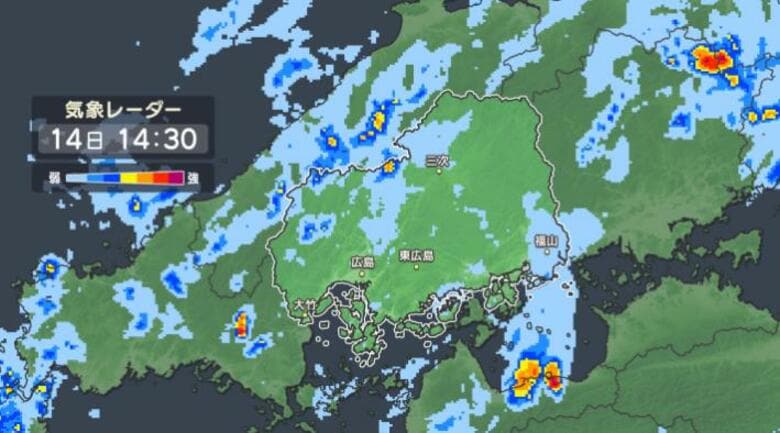 【交通情報】山陽本線三原駅～瀬野駅間で運転を見合わせ　大雨の影響　運転再開は午後４時以降の見込み｜FNNプライムオンライン