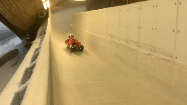 約140㎞/hで滑走…リュージュ代表・小林誠也選手が挑む“日本歴代最高順位”　ミラノ・コルティナ五輪｜FNNプライムオンライン