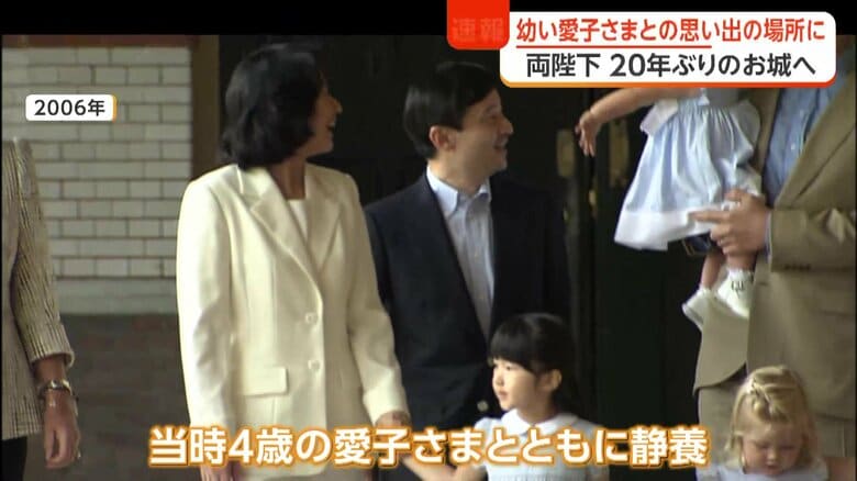 20年前に当時4歳だった愛子さまを伴い静養