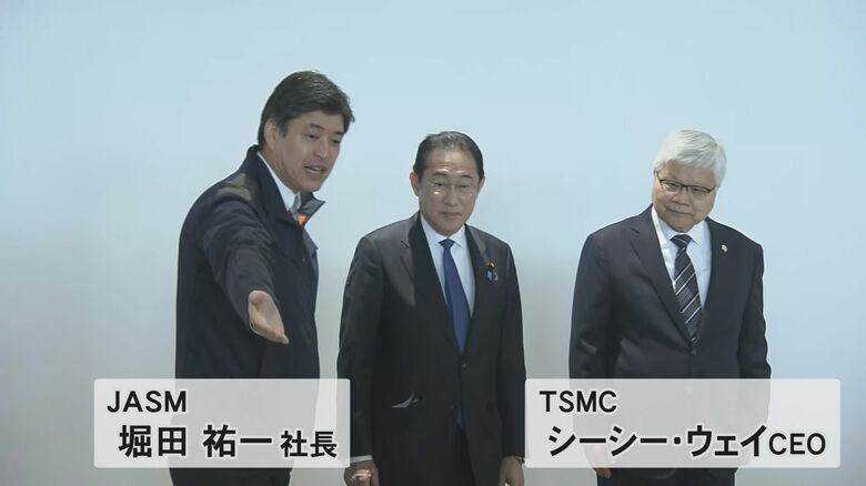 TSMCのウェイCEOとJASMの堀田社長