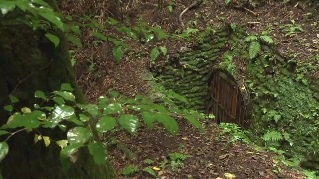 半田銀山　鉱山の入り口