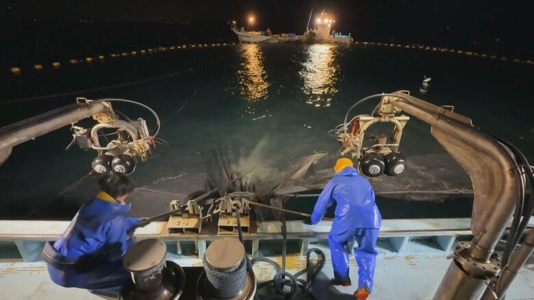 2025年3月　射水市沖・定置網漁