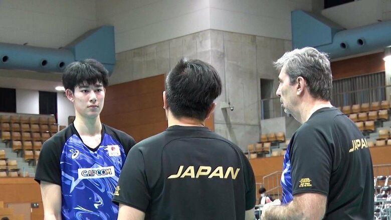 来年のパリオリンピックの代表を目指す甲斐