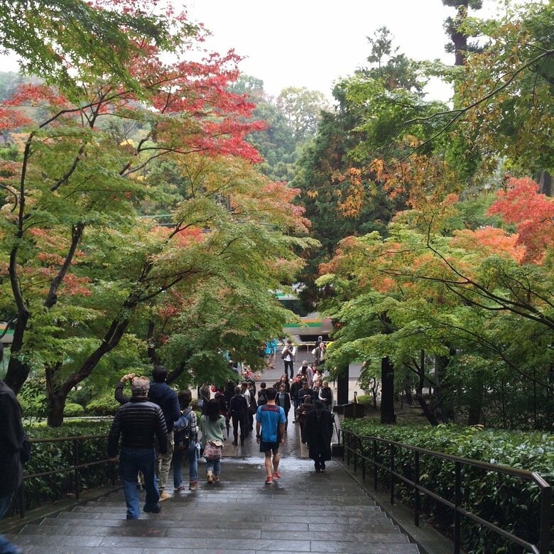 円覚寺 門前の紅葉